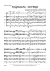 Symphonia No. 4 in D Major - for String Orchestra - Score