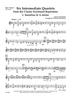 Six Intermediate String Quartets - Violin 3 (for Viola)