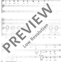 Des Abends, da kann ich nicht schlafen gehn - Choral Score