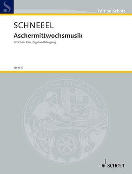 Aschermittwochsmusik - Vocal And Performing Score