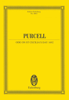 Ode on St. Cecilia's Day 1692 Z 328 - Full Score