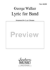 Lyric for Symphonic Band - Full Score