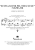"Ecossaise for Military Music" in G Major, WoO23