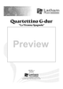 Quartettino G-dur "La Tiranna Spagnola" Op. 44, No. 4 - Score