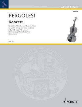 Concerto Bb Major - Piano Score With Solo Part
