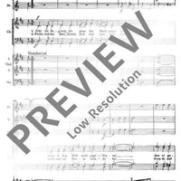 Musik und Jägerei - Score