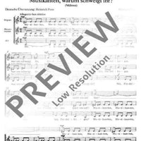 Drei Liebesmadrigale - Choral Score