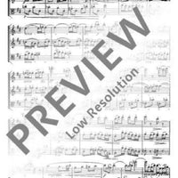 Trio D Major - Full Score