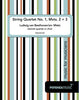 String Quartet No. 1, Mvts. 2 and 3 - Bass Clarinet