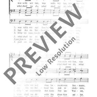 Der betrunkene Seemann - Choral Score