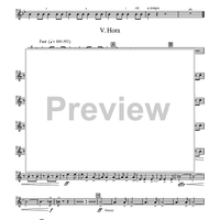 Five Dances for Five Clarinets - 1st F Horns