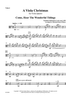 A Viola Christmas for Viola Quartet - Viola 4