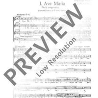 Four Sacred Pieces - Full Score