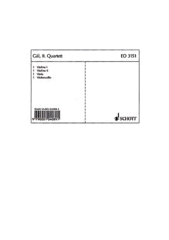 II. Quartet A Minor - Set of Parts
