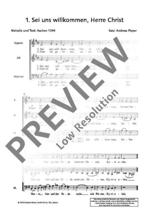 Sei uns willkommen, Herre Christ