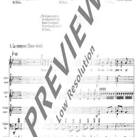 Dix Chansons Françaises - Score