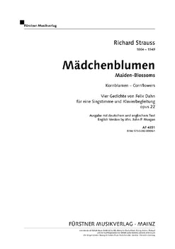 Maiden-Blossoms – Four Poems by Felix Dahn for Voice and Piano in D flat major