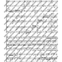 String quartet no. 4 - Score and Parts