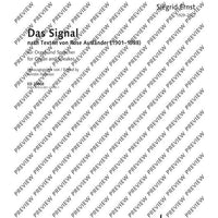 Das Signal - Performing Score