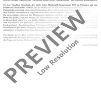 Ich bin so allein - Choral Score