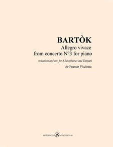 Allegro vivace -  from concerto N°3 for piano - Tenor Saxophone 2