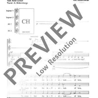 The Maiden and the Sea - Choral Score