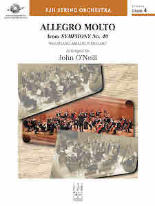Allegro Molto from Symphony No. 40 - Contents