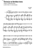 Variation on Béla Bartók theme - Score