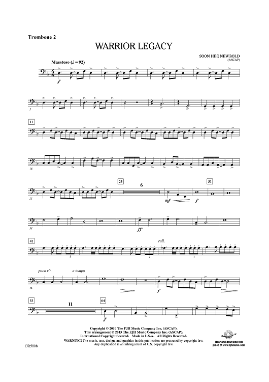 Warrior Legacy - Trombone 2
