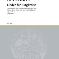 Lieder für Singkreise - Choral Score