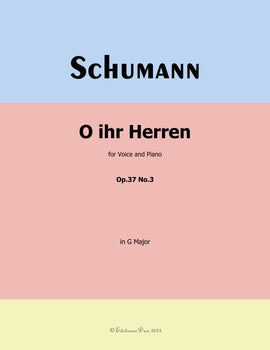O ihr Herren, Op. 37, No. 3