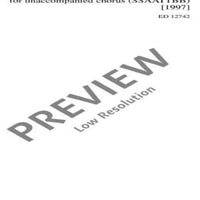 Summer Rounds - Choral Score