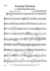 Keeping Christmas: Seven English Carols for String Trio - Violin 1