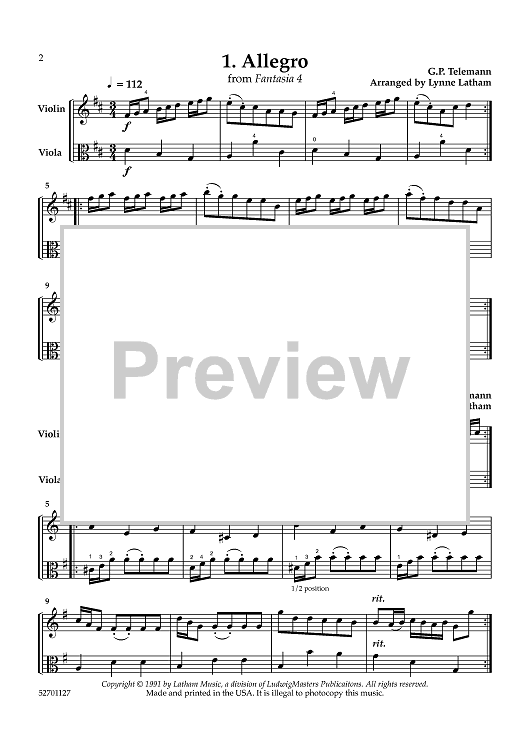 Allegro from Fantasia 4 / Allegro from Fantasia 2