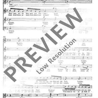 Suite nach französischen Volksliedern - Choral Score