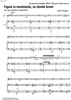 Figure in movimento, su sfondo bruno - Score