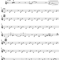 Belly Roll (The Boy in the Tree) - Baritone Saxophone