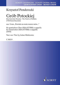 Grób Potockiej - Choral Score