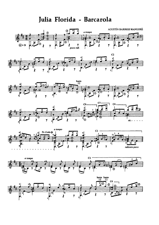 Julia Florida - Barcarola