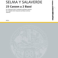 23 Canons and Two Basses - Score (also Performing Score)