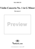 Violin Concerto No. 1, Movement 3 - Piano Score