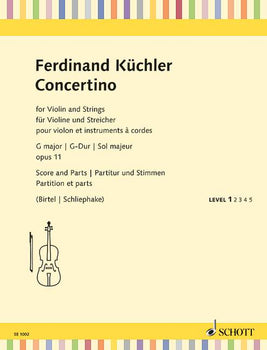 Concertino G major - Score and Parts