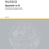 Quartet in D - Score and Parts