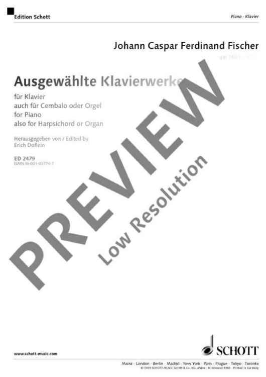 Selected Piano works