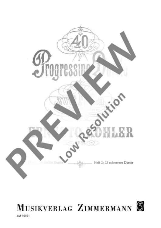 Forty Progressive Duets