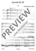 String Quartet Bb major - Full Score