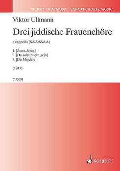 Three Yiddish pieces for female choir - Choral Score