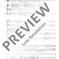 Tonstück E major - Score