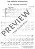 Three Yiddish pieces for male choir - Choral Score