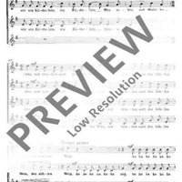 Ein Hennlein weiß - Choral Score